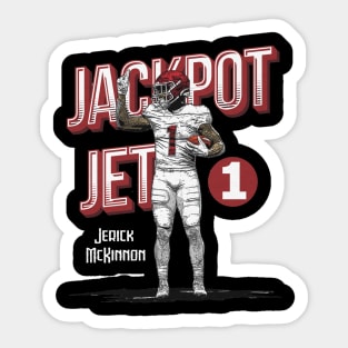 Jerick McKinnon Kansas City Jackpot Sticker